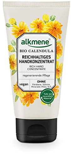 alkmene Reichhaltiges Handkonzentrat mit Bio Calendula, Handcreme, für sehr trockene und rissige Hände, 75 ml - 1er Pack (1 x 75 ml)