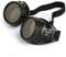 DIVISTAR Vintage Steampunk Brille Brille Punk Gothic Schwarz