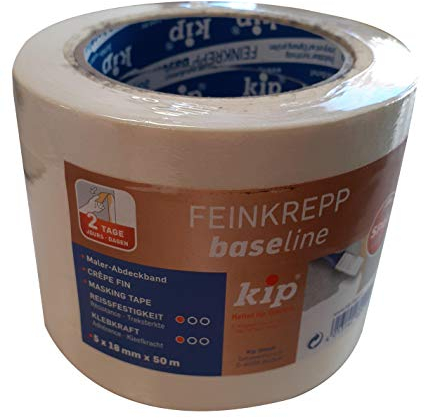 Kip Tape 804-99 Feinkrepp Malerband Spar-Pack 5x 18mmx50m beige