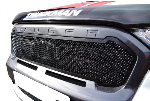 Zunsport Kompatibel mit Ford Ranger MK7 (T8) - Oberer Grill - Schwarz (2019 -)