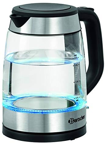 Bartscher Wasserkocher 1,7 Liter 2200 Watt Glas - 200096