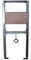 Fischer Soporte con travesaño de madera TCS Lavabo