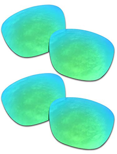SOODASE Pour Oakley Enduro Des lunettes de soleil Vert 2 Paires Verres de remplacement polarisés