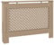 vidaXL Cache-radiateur, Couvercle de Radiateur, Housse de Radiateur Salon Chambre Salle de Séjour Maison Intérieur, 112x19x81,5 cm MDF