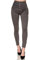 Elara Damen Jeans Stretch Skinny High Waist Chunkyrayan EL60-6 Grau-42 (XL)