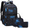 Galaxy School-Bag Backpack and Lunch-Bag Set for Boys Middle-School Elementary Rucksack