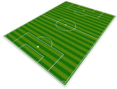 TYKTZXY Fussball Teppich FußBall, Funs Home Decor Spielmatte füR Jugendzimmer Jungen MäDchen Sport Theme Room Green 80×120cm