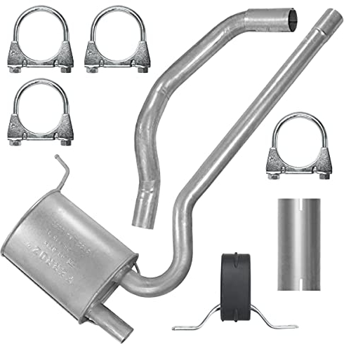 Adamot Mitteltopf Auspuff Mittelschalldämpfer für VW Passat B5 1.8 1.9 TDI