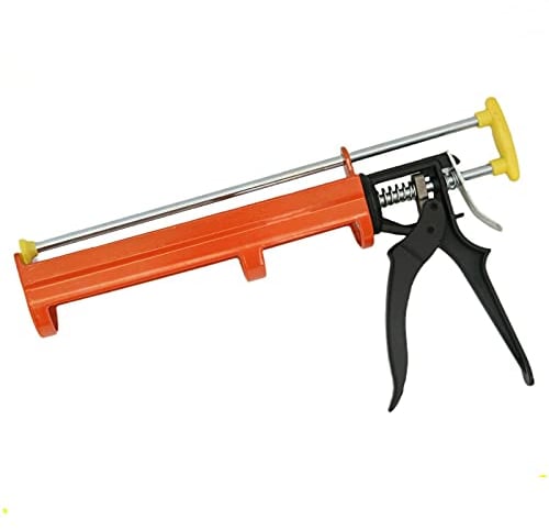 Auspressgerät, Kartuschenpistole für 2-Kammern-Kartuschen, Kartuschenpresse zum effizienten Auspressen, massive Ausführung für hohe Anforderungen