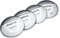 Auto Styling 4pcs 56mm Radmitte Radkappe Abdeckung Aufkleber,AutozubehöR,FüR Dacia Duster Megane