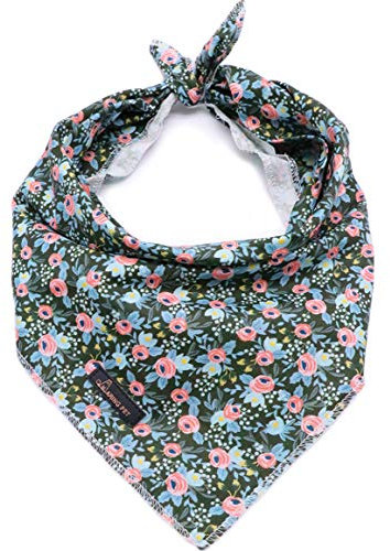 ARING PET Hund Bandana, Baumwolle Rose Hund Bandanas Sanft Hunde Dreieck Lätzchen Halstuch für Kleine und Große Hunde und Katzen