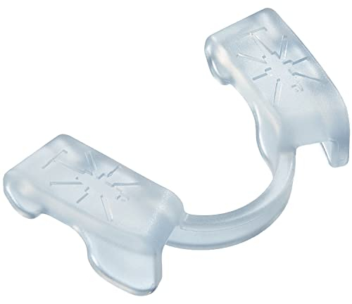 Powerlifting Mundschutz für Sport und Fitness, Krafttraining,Sportmundschutz für Gewichtheben,frei zum Reden und Trinken von Wasser,Geeignet für Sport ohne Kontakt,Unterkiefer (1 Stück Transparent)