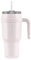 REDUCE Cold1 40 oz Tumbler with Handle - Vacuum Insulated Stainless Steel Water Bottle for Home, Office or Car, Reusable Mug with Straw or Leakproof Flip Lid, Keeps Drinks Cold All Day- Gloss Cotton
