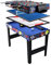 Multi Function 4 in 1 Combo Game Table, Steady Pool Table, Hockey Table, Soccer Foosball Table, Table Tennis Table, 31.5In