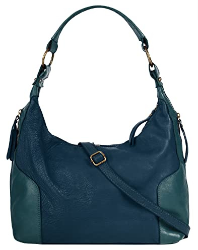 Samantha Look Shopper Echt Leder Damen | Made in Italy, Große Handtasche mit Smartphonefach, Schultertasche mit Tragegurt | 021781