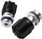 iSpchen Lot de 2 bouchons de valve de climatisation de voiture A/C