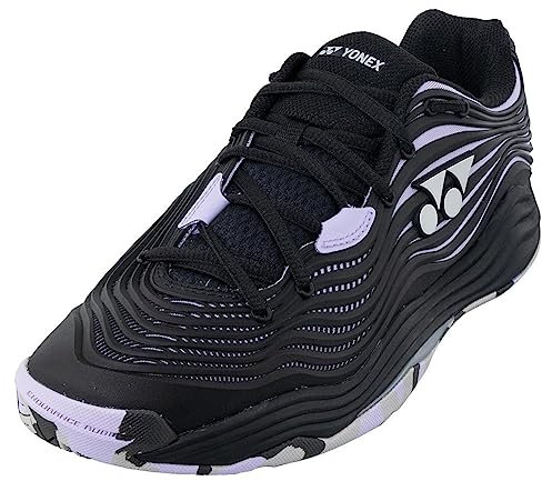 YONEX Scarpe da tennis Uomo FUSIONREV 5 Nero e Viola, nero, 43 EU