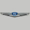 BAUFAS Auto Emblem Aufkleber, Für Opel Vauxhall Astra Insignia Corsa Mokka Vectra opc VXR Vauxhall Tigra Combo Twintop Omega Buchstaben Abzeichen Außenmodifikationszubehör,D