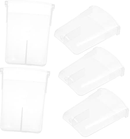 BESTonZON 5pcs rice cooker water box condensation collector cup replacement rice cooker cup plastic water glasses electric cooker water holder water vessel Electric pressure cooker pp white