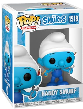Funko POP! TV: Papa Smurfs - Handy Papa Smurf - Vinyl-Sammelfigur - Geschenkidee - Offizielle Handelswaren - Spielzeug Für Kinder und Erwachsene - TV Fans - Modellfigur Für Sammler und Display