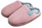 Femmes Hommes en Peluche Mocassins Hiver Chaud Antidérapant Maison Chaussures Antidérapant Intérieur et Extérieur, Rose, 40-41