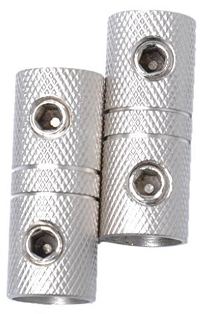 2 Pieces 4 AWG Speaker Wire Coupler Butt Connector Terminal Joiner Screw