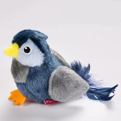 Vealind Cat Toy, Interactive Plush Bird Toy for Cats, Redbilled Star