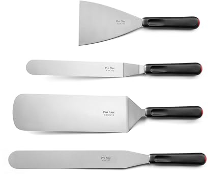Sabatier Trompette Pro Flex - Set of 4 Cooking Spatulas