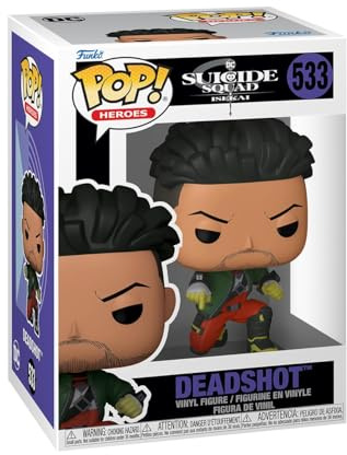Funko POP! Animation: DC Suicide Squad Isekai - Deadshot | Offizielles Cartoon/Animation Merch - Vinyl Sammelfigur als Regal Deko - Geschenkidee zum Geburtstag für Fans und Sammler