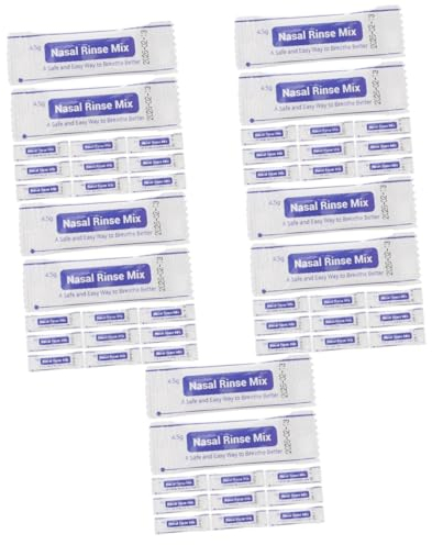 Healeved 200 Stk nasale Salze nasenatmung verbessern nasal rinse salt Nasenspülkännchen nasenspülung Nasensalzlösung Instant-Nasenspülsalz Salzlösungspakete nasenspülmittel nasensalz pakete