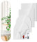 Colaren Acrylic Stick On Wall Mirror, Self Adhesive Full Length Mirror for Wardrobe Doors Bedroom (4PCS)