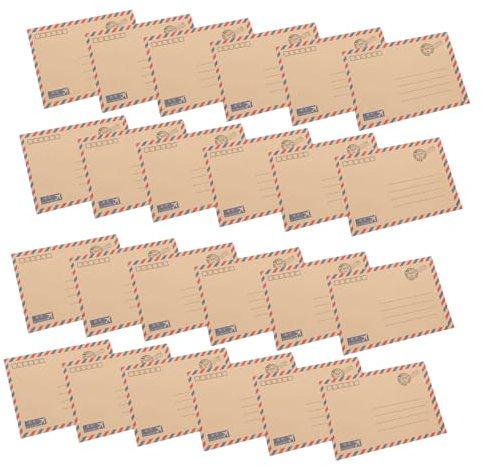 LALAFINA Einzigartige Piraten-umschläge Brief-schreibset 48-teilig Vintage-briefpapier Papierumschläge-set Für Besondere Anlässe Grußkarten Abschlussfeiern Glückwünsche