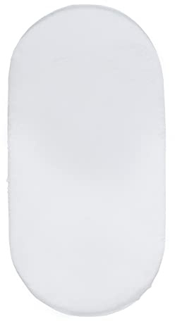 Neugeborenes Baby Mose Korblaken Stubenwagenlaken Wiegenlaken Kinderwagen Stubenwagenauflagen Wickelkorb Satin Spannbettlaken Babypflegeset Neugeborene Junge (White, One Size)