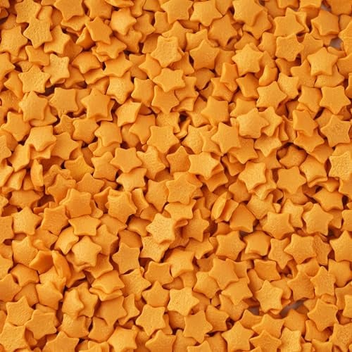 Décors Sucrés Les étoiles dorées 130 g - Vermicelles Pâtisserie Comestibles en Sucre Colorés– Décoration Alimentaire Pâtisserie, Desserts, Gâteaux, Biscuits, Cupcakes