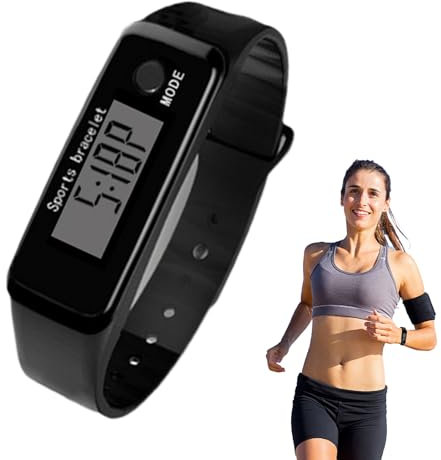 Orologio fitness tracker, impermeabile, contapassi, calorie, distanza, contapassi, contapassi, contapassi, orologio fitness unisex con contapassi, fitness tracker durevole, elegante fitness