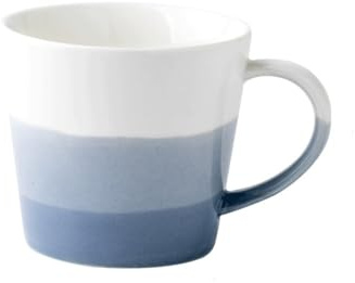 CFY652 Coffee Mugs V Shaped Gradient Ceramic Mug, Capacity 10.15 oz Coffee Set of 1 for Office or Home Latte Milk Tea Coffe Cups