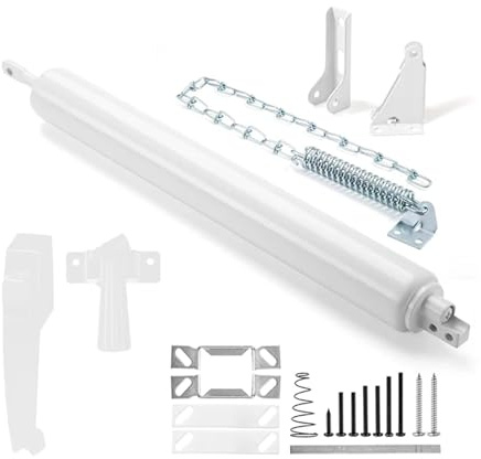 DVPEN01-SL - Kit chiudiporta per porte pesanti e set di chiavistello a pulsante