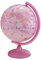 Waypoint Geographic Safari Explorateur - Globe terrestre lumineux - 25,4 cm - Avec terre physique et des centaines d'animaux illustrés - Rose