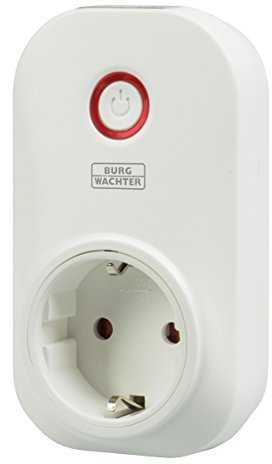 Burg Wächter Funksteckdose Plug 2140, Smart Home, BURGprotect, Weiß, 39760, (B x H x T) 102 x 63 x 30 mm