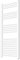 Aquamarin® Secador de Toallas de Baño - De Pared, 1400x600mm, Agua Caliente, Acero, Vertical, Entrada Central o Lateral, Blanco - Radiador de Baño, Calentador de Toallas, Calefacción, Toallero