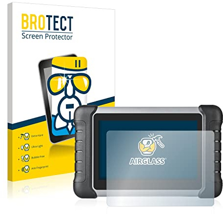 BROTECT Schutzglas für Autel MaxiCOM MK808 | Transparenter Displayschutz Made in Germany Schutzfolie Panzer Folie Glas 9H Anti-Fingerprint Einfache Montage Clear