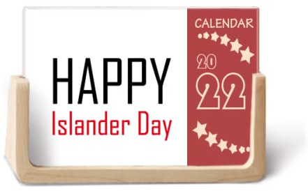 Celebrate Canada Islander Day Blessing 2022 Tischkalender Planer 12 Monate