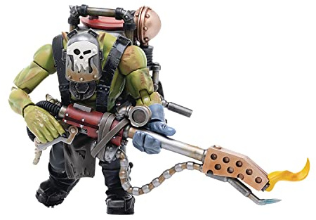 JoyToy Bloomage Tech Warhammer 40.000 - Ork Kommandos Burna Boy Ragrob 1/18 Actionfigur (Netz)