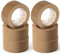 OFITURIA Cinta Adhesiva Ecológica de Papel Kraft color Marrón. Cinta de Carrocero para Embalaje, Enmarcar Cuadros o Sellar. Empaquetado Seguro y Resistente (72 mm x 80 mts - Kraft, 6 Rollos)