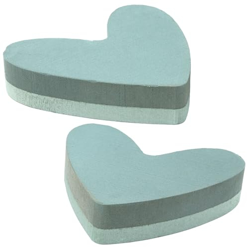 Oasis Steckschaum Foam Frames Herzen 24cm Steckmasse Steckschwamm - 2 Stück