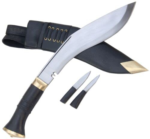 THE NEPAL Offizielle Gurkha Khukuri Messer - Kukri Trainingsausgabe - Echtes Arbeitsmesser für den Dschungel