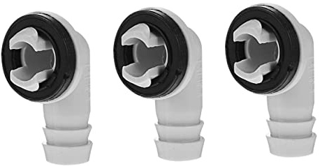 Veemoon 3pcs Air Conditioner Drain Adapter Hose Adapter for Portable Ac Condensate Drain Hose Fitting