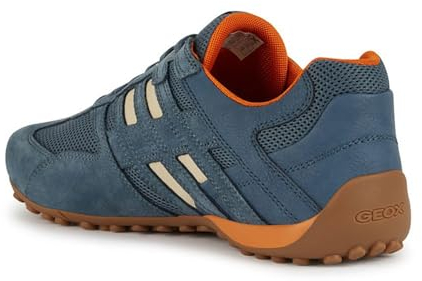 Geox Homme Uomo Snake A Basket, Avio Taupe, 41 EU