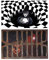 Zodors 2PCS Halloween fußmatte, Halloween deko fußmatte 3D Lustige Horror Fußmatte Gruselig Scary Kanalisation Clown fußmatte Rutschfester Bodenteppich Badematten Fußmatte für Halloween Dekoratio