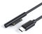 Surface Pro USB-C-Ladekabel, 15V Connection to USB-C Cable, Compatible with Surface Pro 3/4/5/6, Surface Laptop/Laptop 2, Surface Book 1/2, Surface 3/Go/Studio（1.8m）